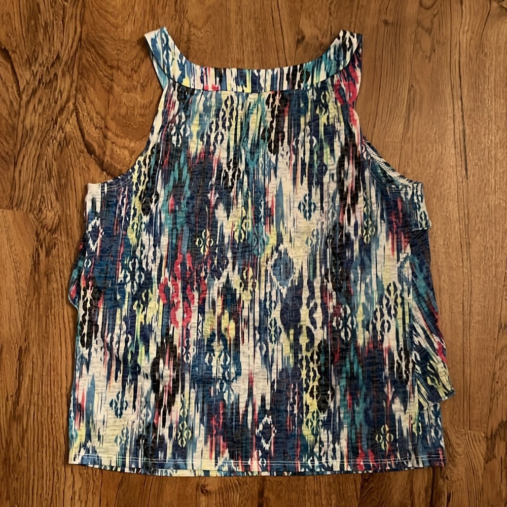 AB Studio Multi-Colored Layered Top - Picture 7 of 7